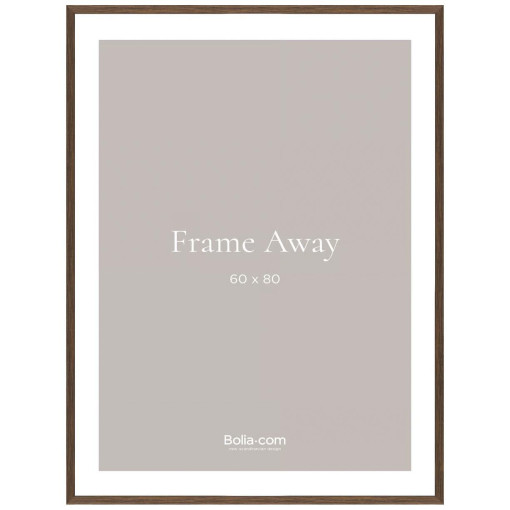 Frame Away 60x80 walnoot