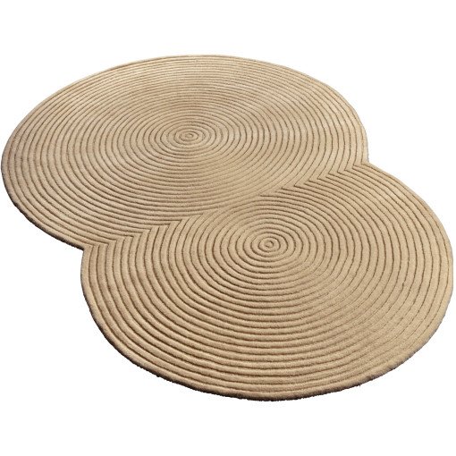 Zen Rounded vloerkleed 134x190 beige