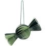 Caramel kerst ornament Light Green/Forest Green 