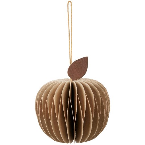 Apple kerst ornament Natural Brown