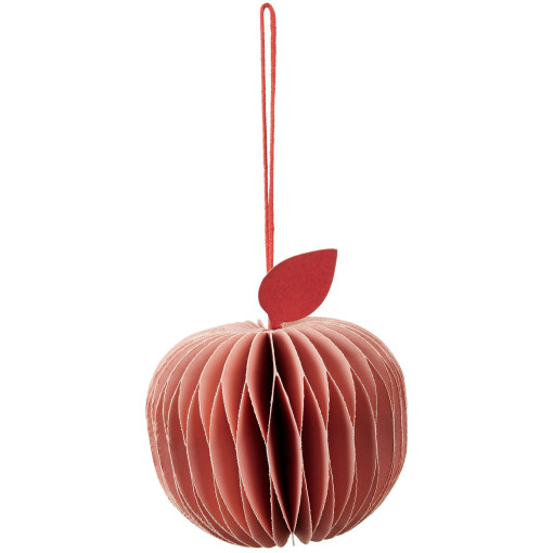 Apple kerst ornament Dusty Pink