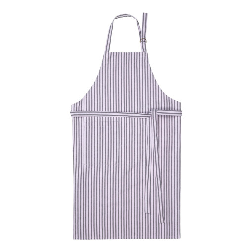 Strips keukenschort light purple