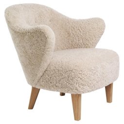 Ingeborg fauteuil naturel eiken Sheepskin Moonlight