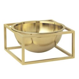 Kubus Bowl Centerpiece schaal small Ø14 goud