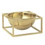 Kubus Bowl Centerpiece schaal small Ø14 goud