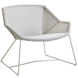 Breeze Lounge fauteuil White Grey