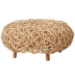 Loop Rattan hocker Ø74 naturel