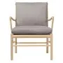 OW149 Colonial Chair fauteuil gezeept eiken rewool 128