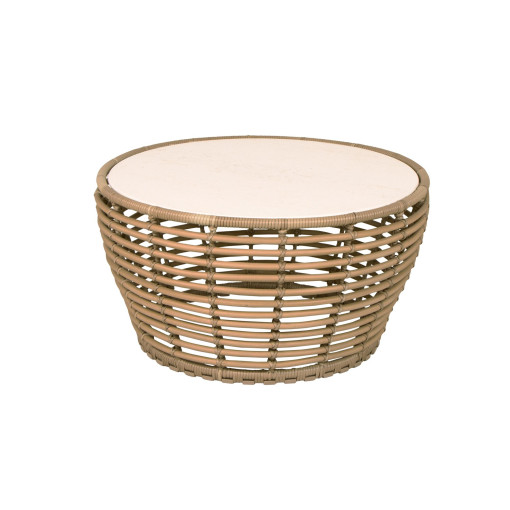 Basket salontafel naturel Ø50