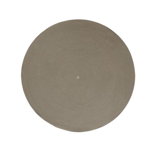 Circle indoor outdoor vloerkleed Ø140 taupe