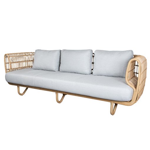 Nest Outdoor 3-zits loungebank naturel