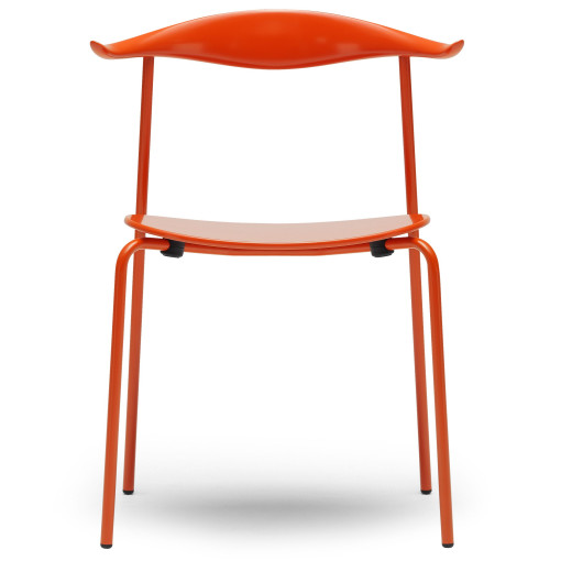 CH88T Powdercoated stoel Orange Red