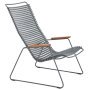 Click Lounge Chair fauteuil dark grey
