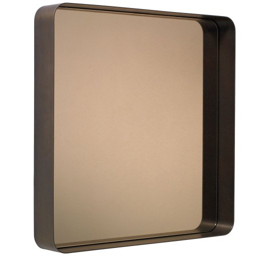 Cypris spiegel 70x70 Burnished Brass