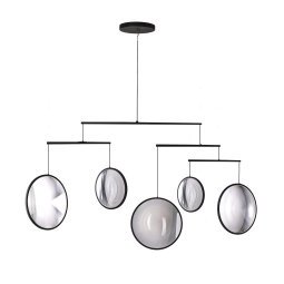 Focus 5 cluster hanglamp LED zwart