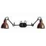 Les Doubles de Gras N204 wandlamp ruw koper