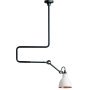 Lampe Gras N312 plafondlamp wit met koper