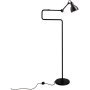 Lampe Gras N411 vloerlamp zwart met koper