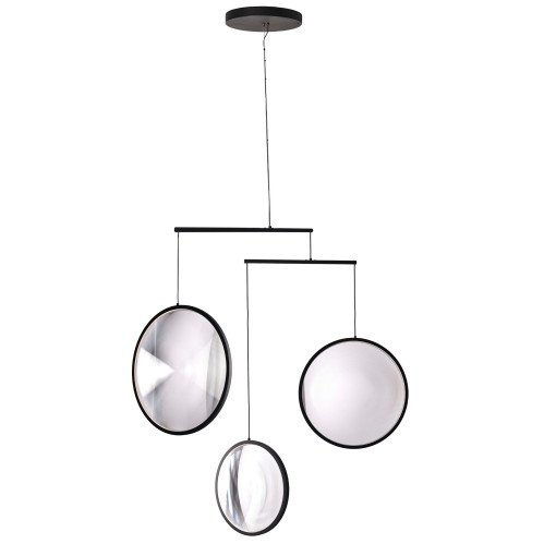 Focus 3 cluster hanglamp LED zwart