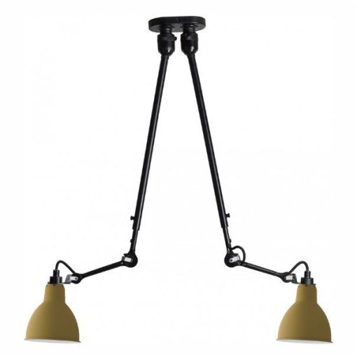 Les Doubles de Gras N302 plafondlamp Ø15.3 geel