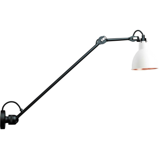 Lampe Gras N304 L60 wandlamp wit met koper