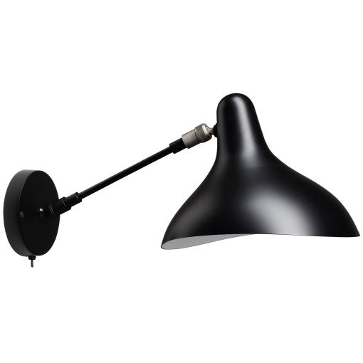 Mantis BS5 wandlamp met switch zwart