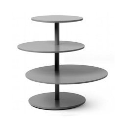 Twist Table bijzettafel graphiet grijs