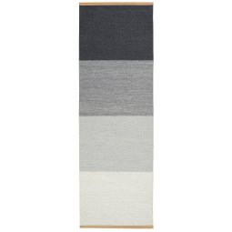 Fields vloerkleed 80x250 Blauw/Grijs