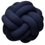 Knot kussen 30x30 navy