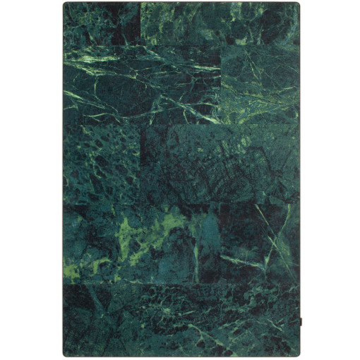 Sense of Marble vloerkleed 170x240 donkergroen marmer