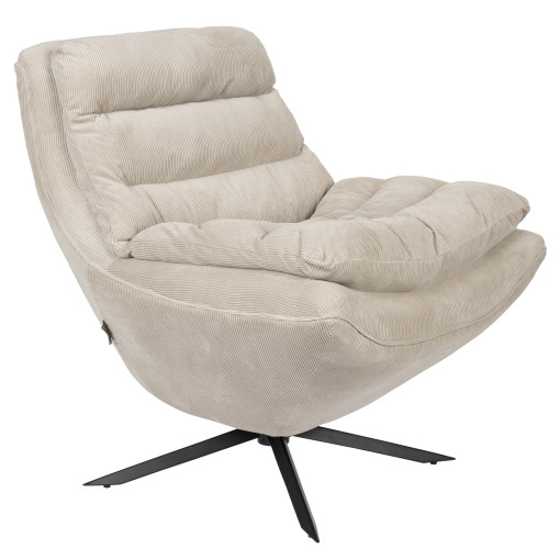 Vince fauteuil draaifauteuil beige