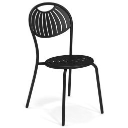 Coupole tuinstoel black