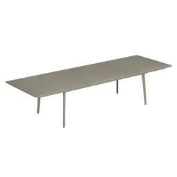 Plus4 uitschuifbare tuintafel 110x220/330 grijs groen