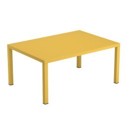 Round salontafel 70x100 curry yellow