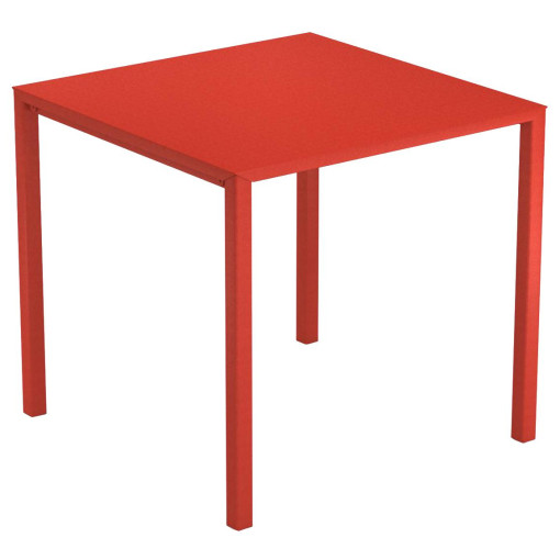 Urban Square Table tuintafel rood 80x80