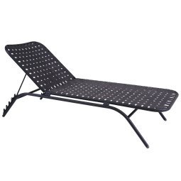 Yard Sunbed ligbed black/grey