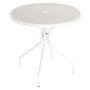 Cambi Round tuintafel 80 matt white