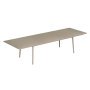 Plus4 uitschuifbare tuintafel 110x220/330 taupe