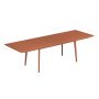 Plus4 uitschuifbare tuintafel 90x160/270 maple red