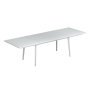 Plus4 uitschuifbare tuintafel 90x160/270 ice white