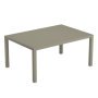 Round salontafel 70x100 grijs/groen