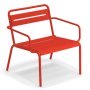 Star aluminium fauteuil rood