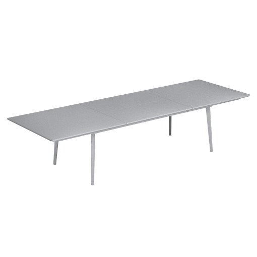 Plus4 uitschuifbare tuintafel 110x220/330 cloud grey