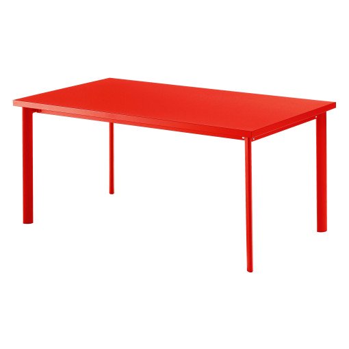 Star tuintafel rechthoek scarlet red 160x90