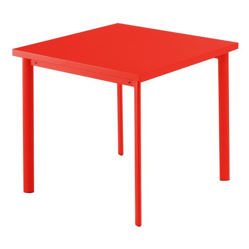 Star tuintafel vierkant scarlet red 90x90