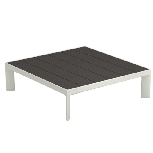 Tami salontafel 86x89 matt white/carcoal