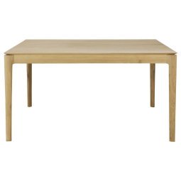 Bok eettafel 145x145 naturel eiken