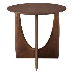 Geometric bijzettafel 51 teak