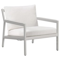 Jack outdoor fauteuil aluminium Off White