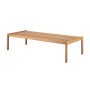 Jack outdoor salontafel 150x65 teak naturel